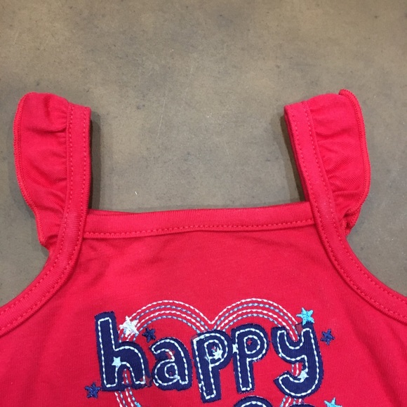 NWT Patriotic Happy Fourth of July Onesie Bodysuit - Picture 3 of 5